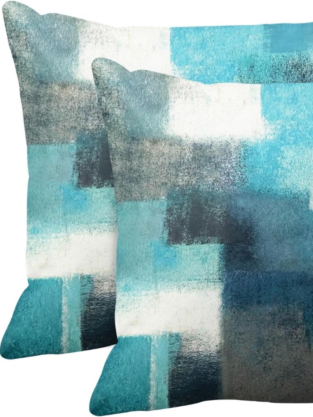 3-Pc Teal Match Bundle: 5x7 Rug, Tablecloth & 2 Pillows